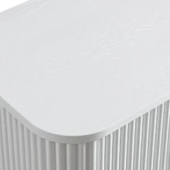 Maru 2-Drawer Bedside Table, Washed White -Daals Store BSD 168 WHITE detail3