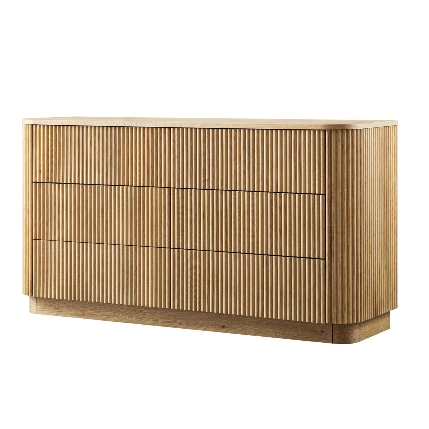 Maru Chest Of 6 Drawers, Oak 8 Maru Chest Of 6 Drawers, Oak - Image 8