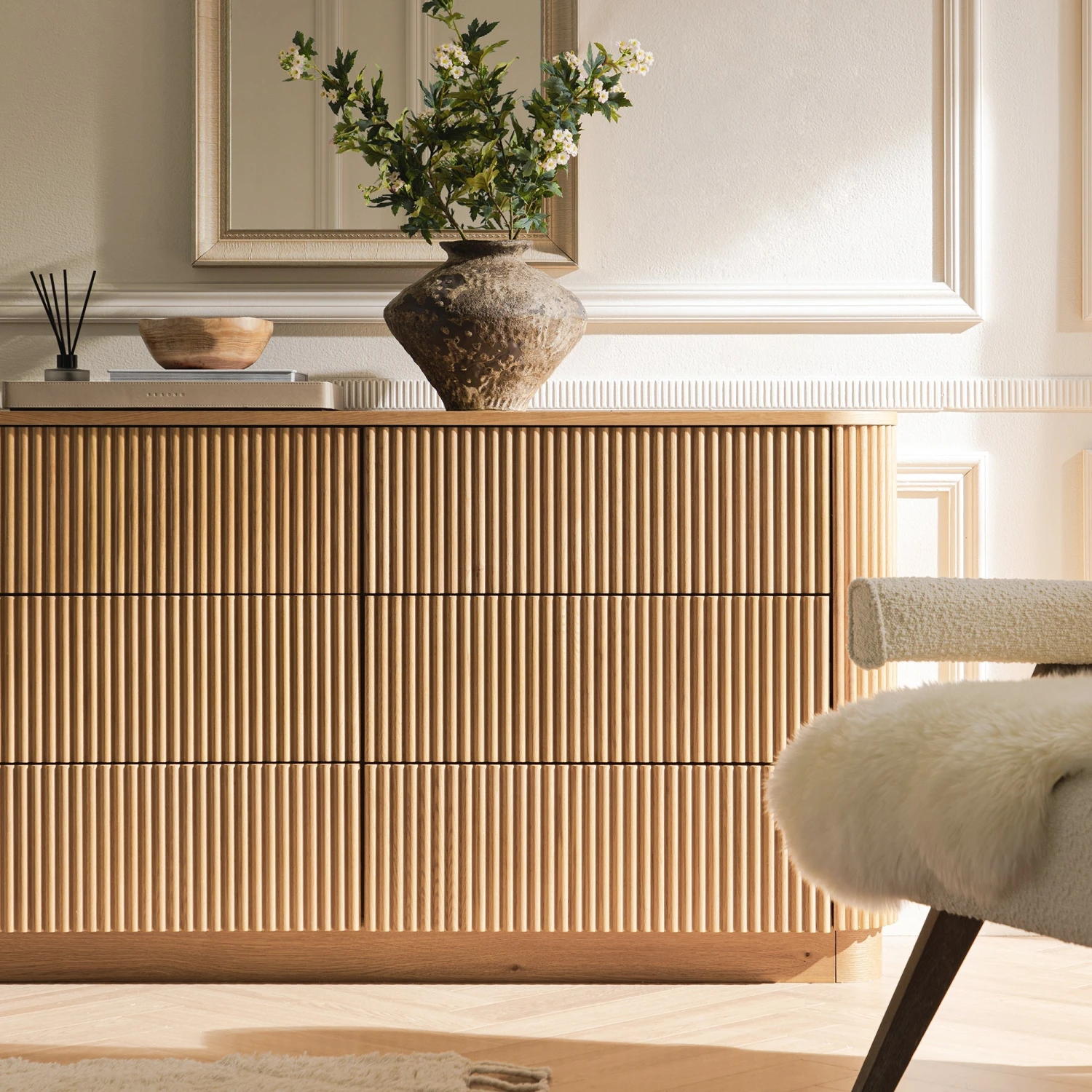 Maru Chest Of 6 Drawers, Oak 3 Maru Chest Of 6 Drawers, Oak - Image 3