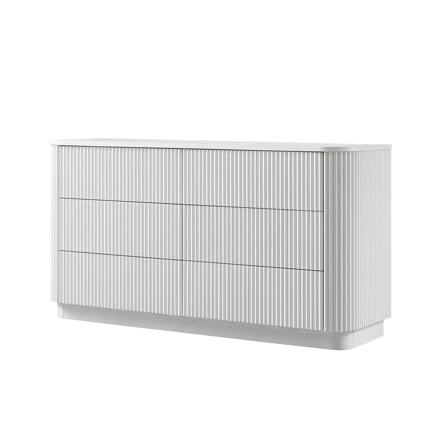 Maru Chest Of 6 Drawers, Washed White 2 Maru Chest Of 6 Drawers, Washed White - Image 2
