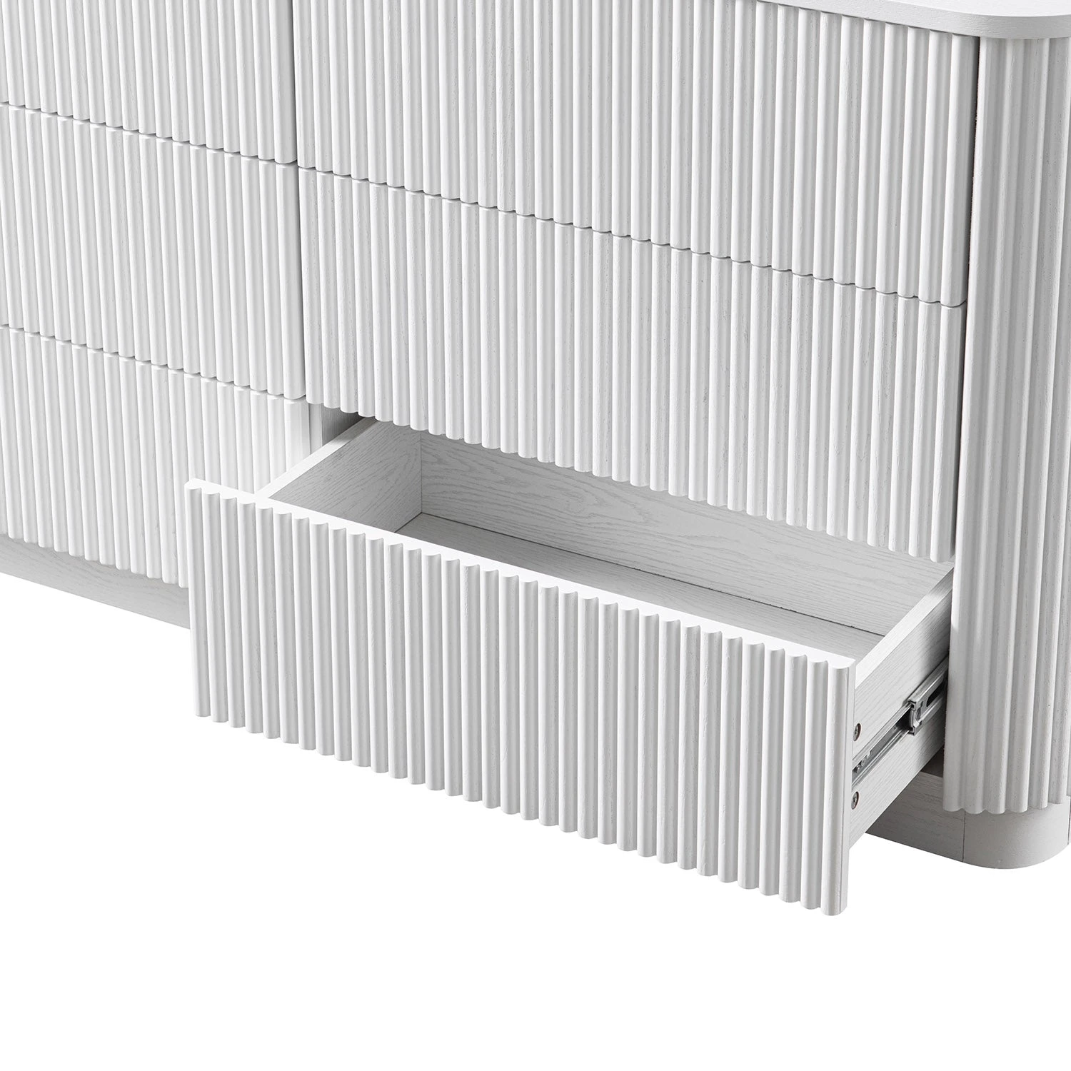 Maru Chest Of 6 Drawers, Washed White 7 Maru Chest Of 6 Drawers, Washed White - Image 7