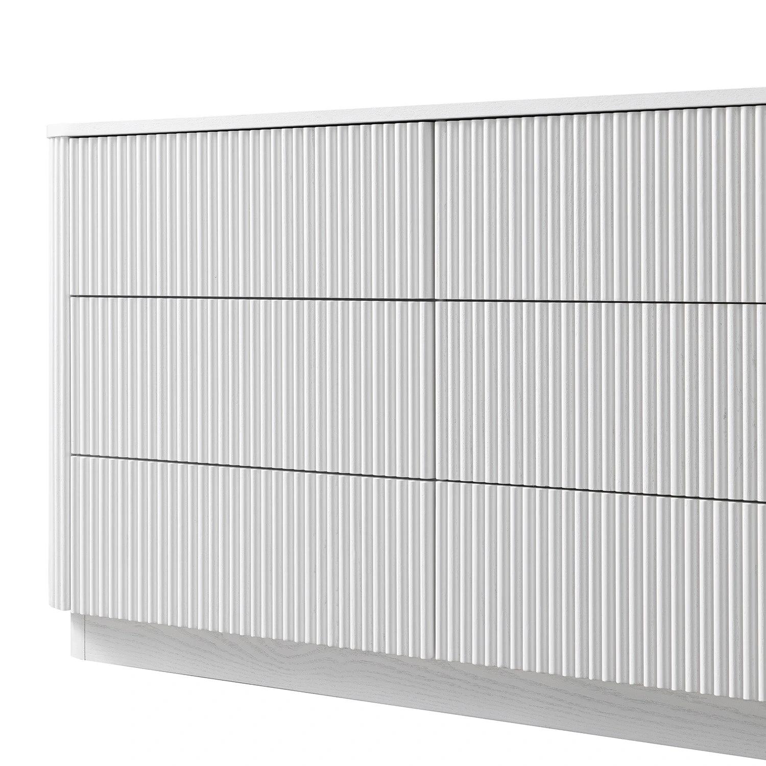 Maru Chest Of 6 Drawers, Washed White 8 Maru Chest Of 6 Drawers, Washed White - Image 8