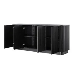 Maru Large 4-Door Sideboard, Black -Daals Store BSD 170 BLACK WB3
