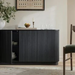 Maru Large 4-Door Sideboard, Black -Daals Store BSD 170 BLACK scene3