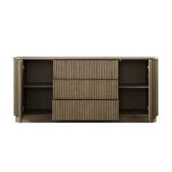 Maru Large 2-Door Sideboard With Drawers, Silver Oak 28 Maru Large 2-Door Sideboard With Drawers, Silver Oak -Daals Store BSD 171 SILK WB3