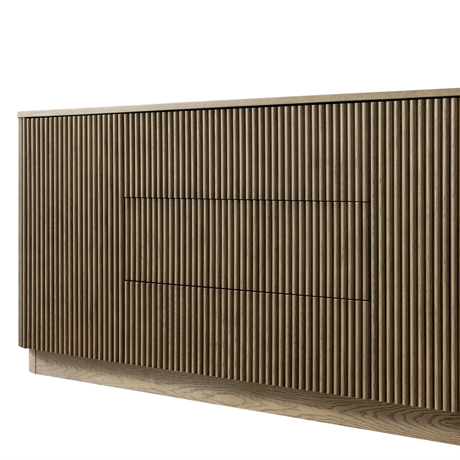 Maru Large 2-Door Sideboard With Drawers, Silver Oak 15 Maru Large 2-Door Sideboard With Drawers, Silver Oak - Image 15