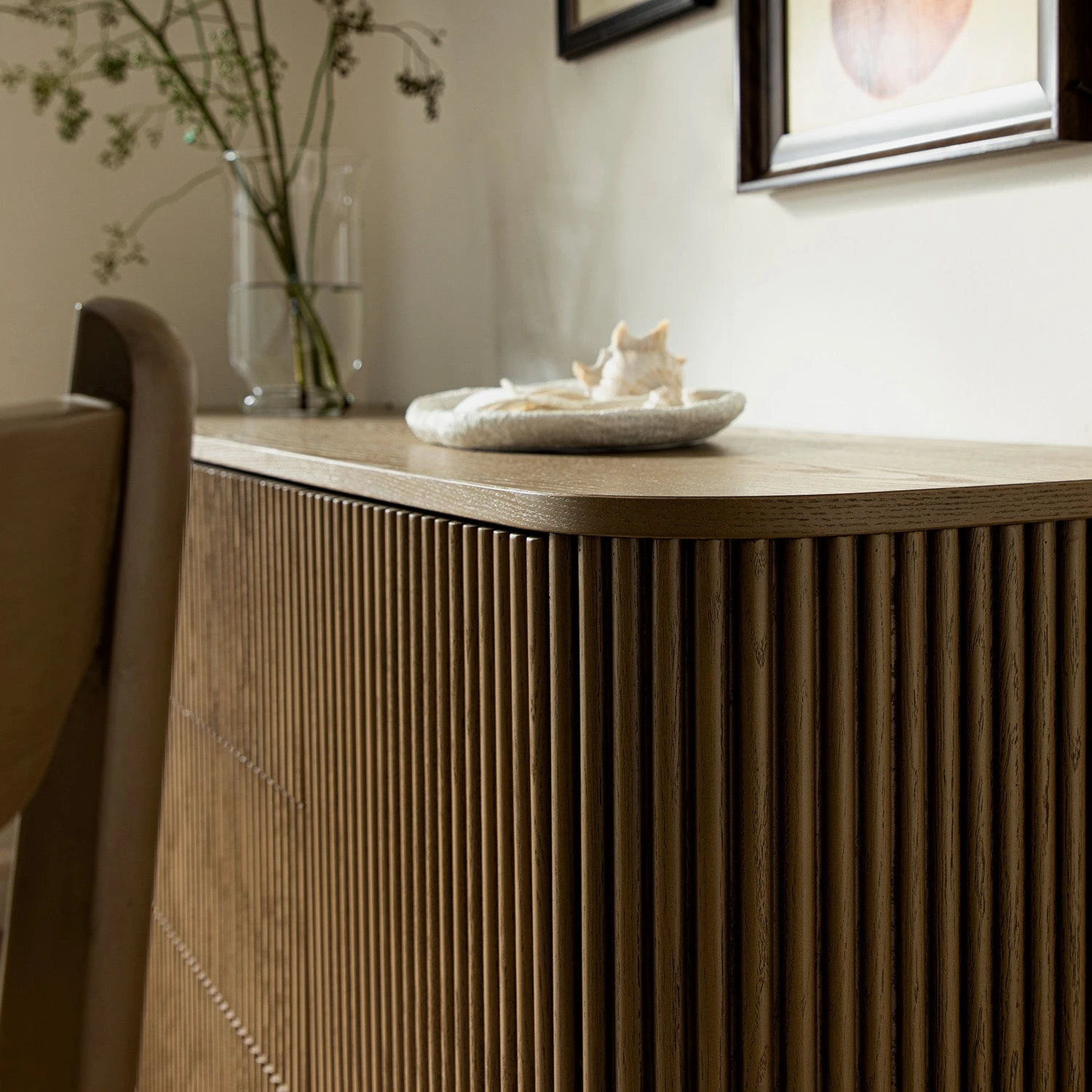 Maru Large 2-Door Sideboard With Drawers, Silver Oak 6 Maru Large 2-Door Sideboard With Drawers, Silver Oak - Image 6