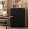 Maru Tall Cabinet, Black -Daals Store BSD 172 BLACK main