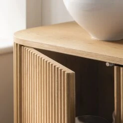 Maru Tall Cabinet, Oak 24 Maru Tall Cabinet, Oak -Daals Store BSD 172 OAK scene7