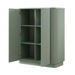Maru Tall Cabinet, Sage Green -Daals Store BSD 172 SAGE WB4