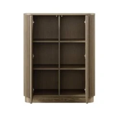 Maru Tall Cabinet, Silver Oak 27 Maru Tall Cabinet, Silver Oak -Daals Store BSD 172 SILK WB3