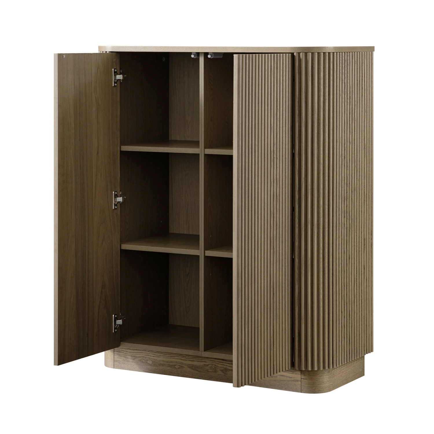 Maru Tall Cabinet, Silver Oak 12 Maru Tall Cabinet, Silver Oak - Image 12