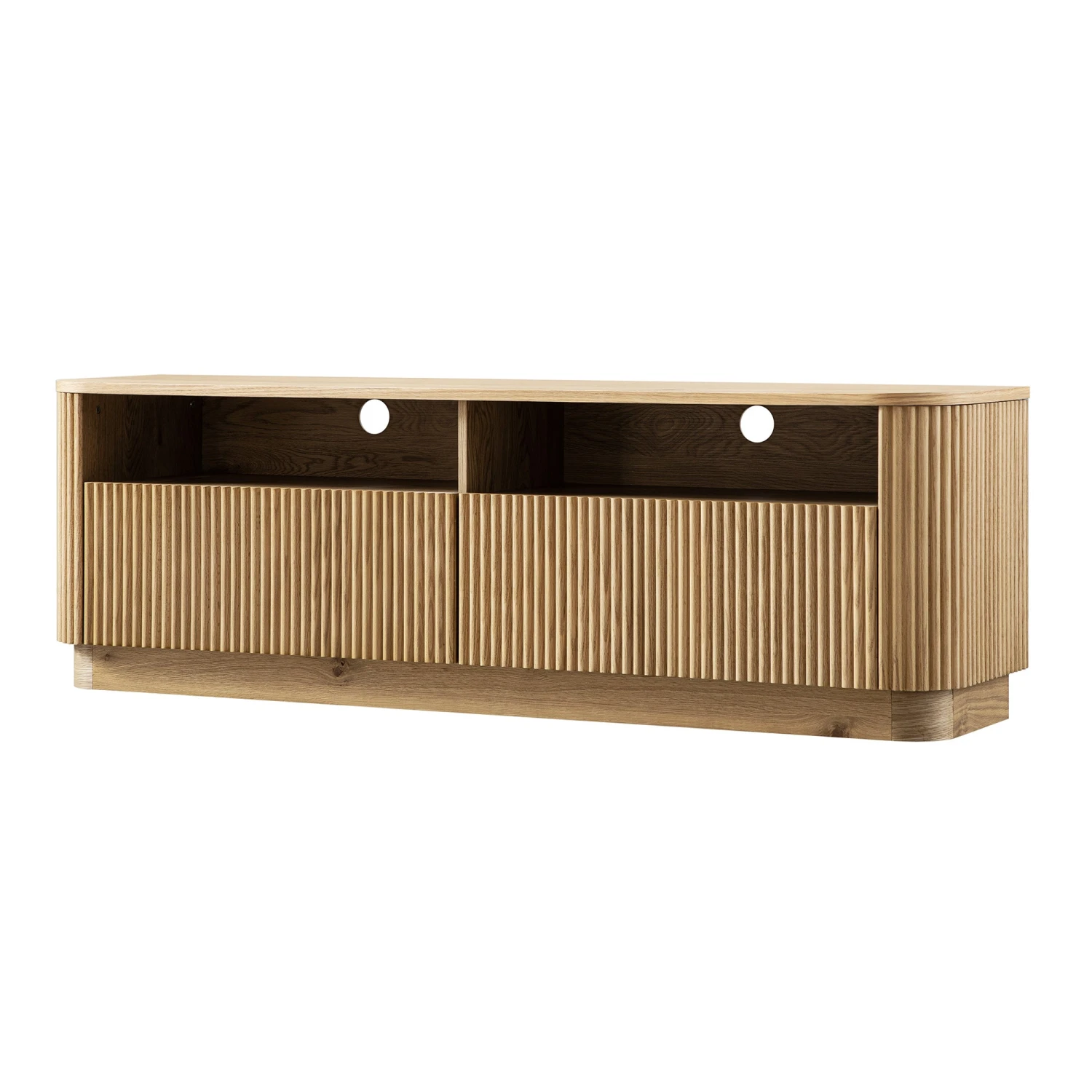 Maru 162cm TV Unit With Drawers, Oak 8 Maru 162cm TV Unit With Drawers, Oak - Image 8