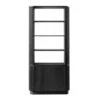 Maru Bookcase With Cabinet, Black 23 Maru Bookcase With Cabinet, Black -Daals Store BSD 175 BLACK WB1