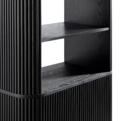 Maru Bookcase With Cabinet, Black 17 Maru Bookcase With Cabinet, Black -Daals Store BSD 175 BLACK detail1