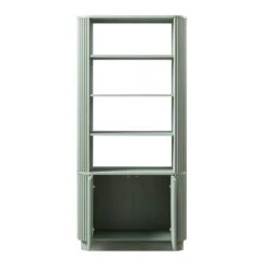 Maru Bookcase With Cabinet, Sage Green -Daals Store BSD 175 SAGE WB3