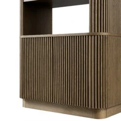 Maru Bookcase With Cabinet, Silver Oak 29 Maru Bookcase With Cabinet, Silver Oak -Daals Store BSD 175 SILK detail1