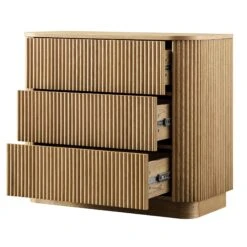 Maru Chest Of 3 Drawers, Oak -Daals Store BSD 176 OAK WB3