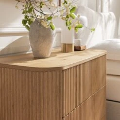 Maru Chest Of 3 Drawers, Oak -Daals Store BSD 176 OAK scene3