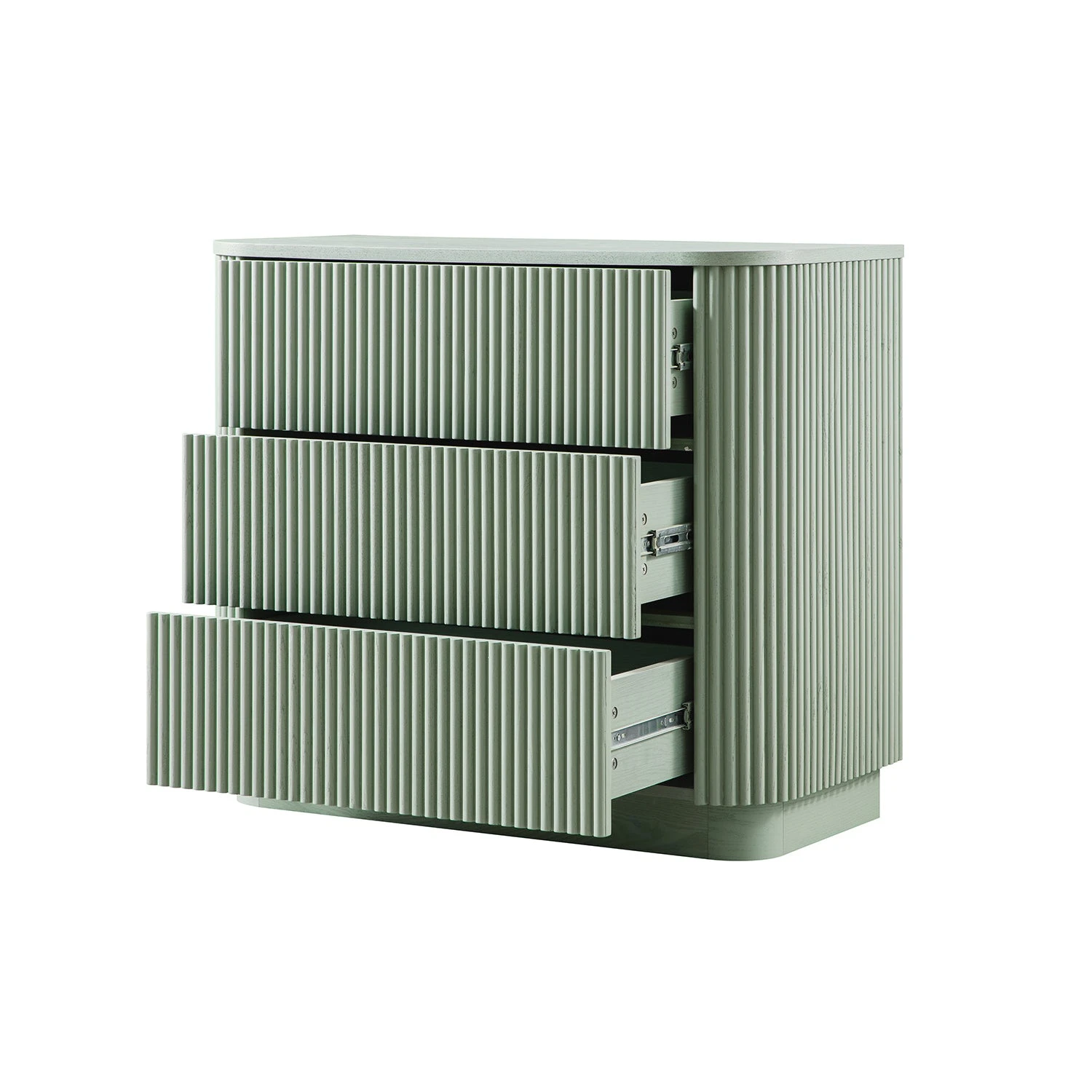 Maru Chest Of 3 Drawers, Sage Green 4 Maru Chest Of 3 Drawers, Sage Green - Image 4