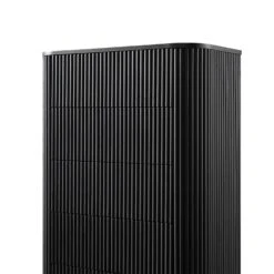 Maru Chest Of 5 Drawers, Black -Daals Store BSD 177 BLACK detail1