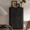 Maru Chest Of 5 Drawers, Black -Daals Store BSD 177 BLACK main