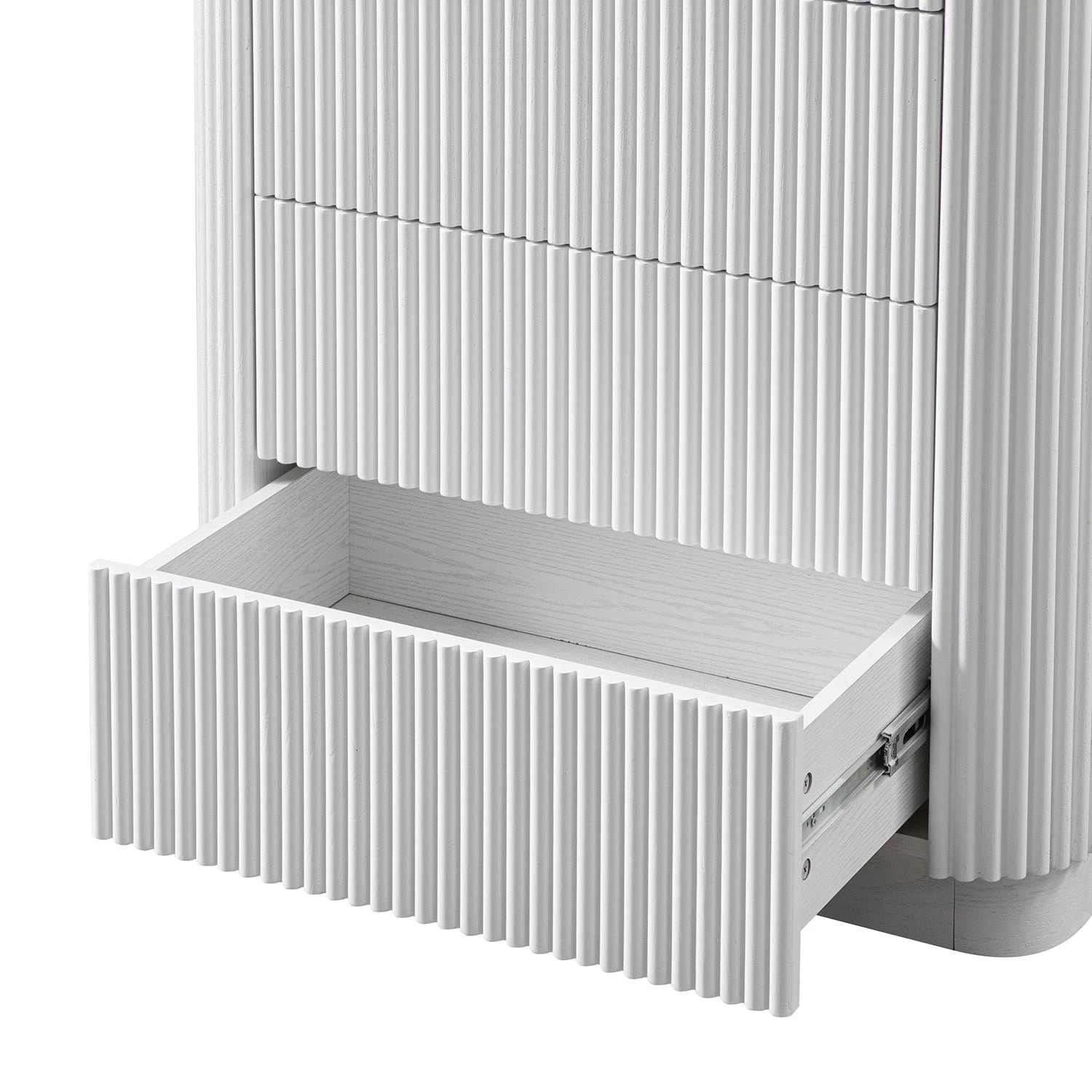 Maru Chest Of 5 Drawers, Washed White 8 Maru Chest Of 5 Drawers, Washed White - Image 8