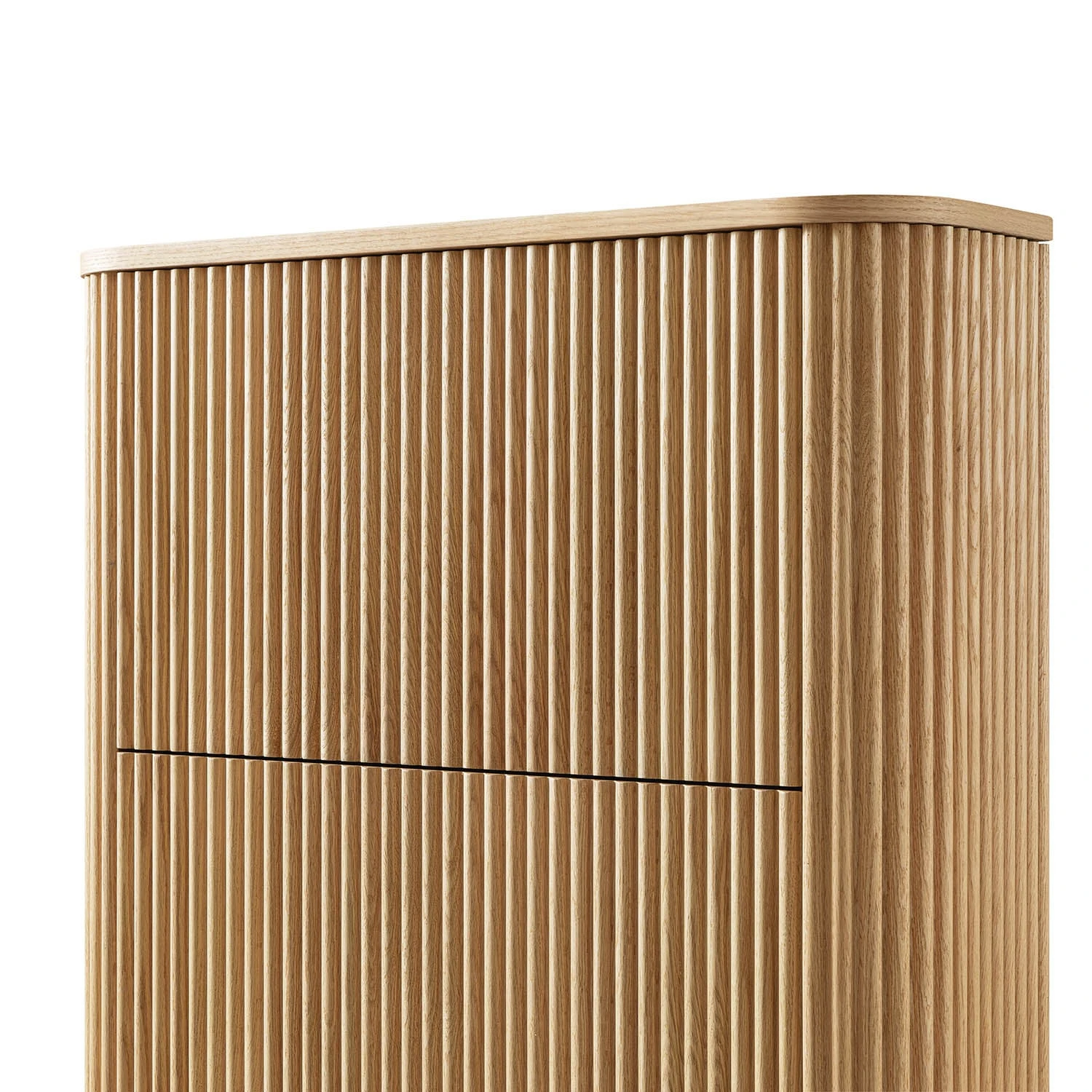 Maru 3-Door Shoe Storage Cabinet, Oak 15 Maru 3-Door Shoe Storage Cabinet, Oak - Image 15