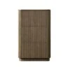 Maru 3-Door Shoe Storage Cabinet, Silver Oak 22 Maru 3-Door Shoe Storage Cabinet, Silver Oak -Daals Store BSD 178 SILK WB1