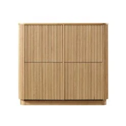 Maru 4-Door Shoe Storage Cabinet, Oak 20 Maru 4-Door Shoe Storage Cabinet, Oak -Daals Store BSD 179 OAK WB1