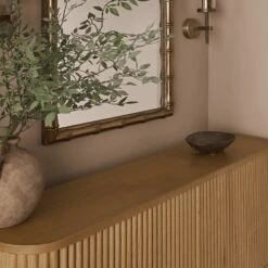 Maru 4-Door Shoe Storage Cabinet, Oak 18 Maru 4-Door Shoe Storage Cabinet, Oak -Daals Store BSD 179 OAK scene4