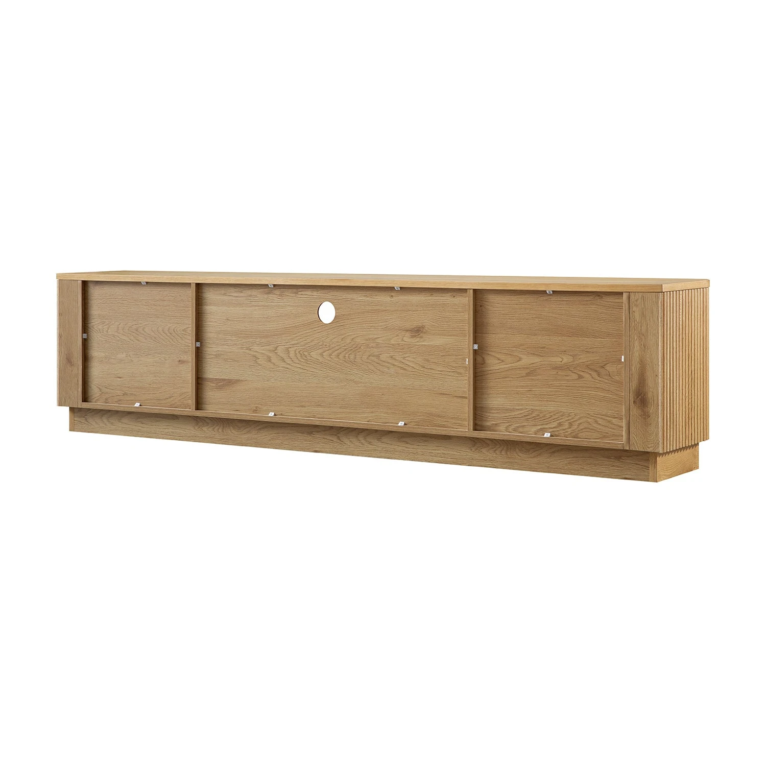 Maru Natural Oak with Fluted Fronts β 200cm Wide Architectural TV Unit 16 Maru Natural Oak with Fluted Fronts β 200cm Wide Architectural TV Unit - Image 16
