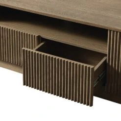 Maru 200cm Wide TV Unit With Drawers, Silver Oak -Daals Store BSD 180 SILK detail2