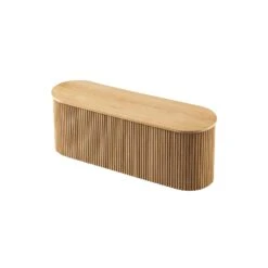 Maru Storage Ottoman Bench, Oak 25 Maru Storage Ottoman Bench, Oak -Daals Store BSD 181 OAK WB3