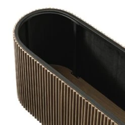 Maru Storage Ottoman Bench, Silver Oak 15 Maru Storage Ottoman Bench, Silver Oak -Daals Store BSD 181 SILK detail2