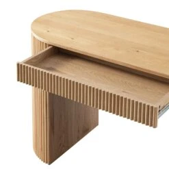 Maru 1-Drawer Writing Desk, Oak -Daals Store BSD 183 OAK detail1