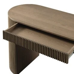 Maru 1-Drawer Writing Desk, Silver Oak -Daals Store BSD 183 SILK detail1