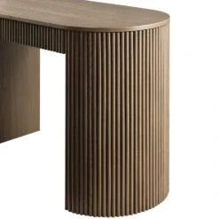 Maru 1-Drawer Writing Desk, Silver Oak -Daals Store BSD 183 SILK detail3