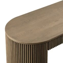 Maru 1-Drawer Writing Desk, Silver Oak -Daals Store BSD 183 SILK detail4