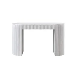 Maru 1-Drawer Writing Desk, Washed White 23 Maru 1-Drawer Writing Desk, Washed White -Daals Store BSD 183 WHITE WB1