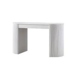 Maru 1-Drawer Writing Desk, Washed White 28 Maru 1-Drawer Writing Desk, Washed White -Daals Store BSD 183 WHITE WB5