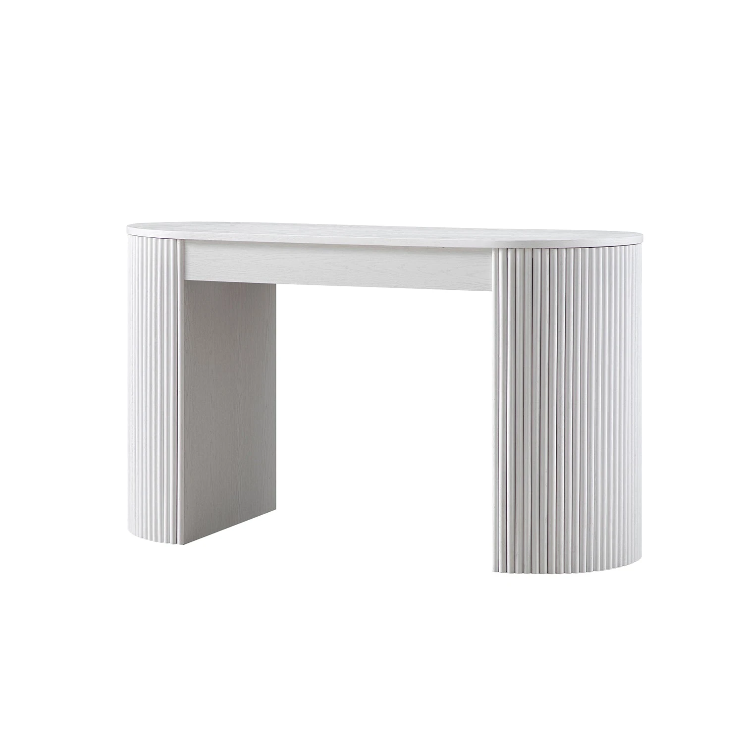 Maru 1-Drawer Writing Desk, Washed White 12 Maru 1-Drawer Writing Desk, Washed White - Image 12