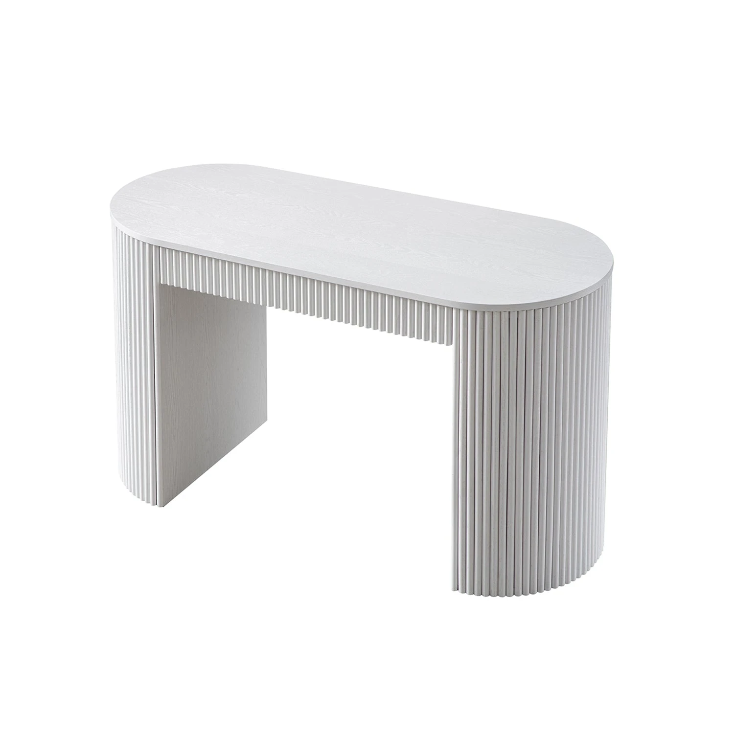 Maru 1-Drawer Writing Desk, Washed White 13 Maru 1-Drawer Writing Desk, Washed White - Image 13