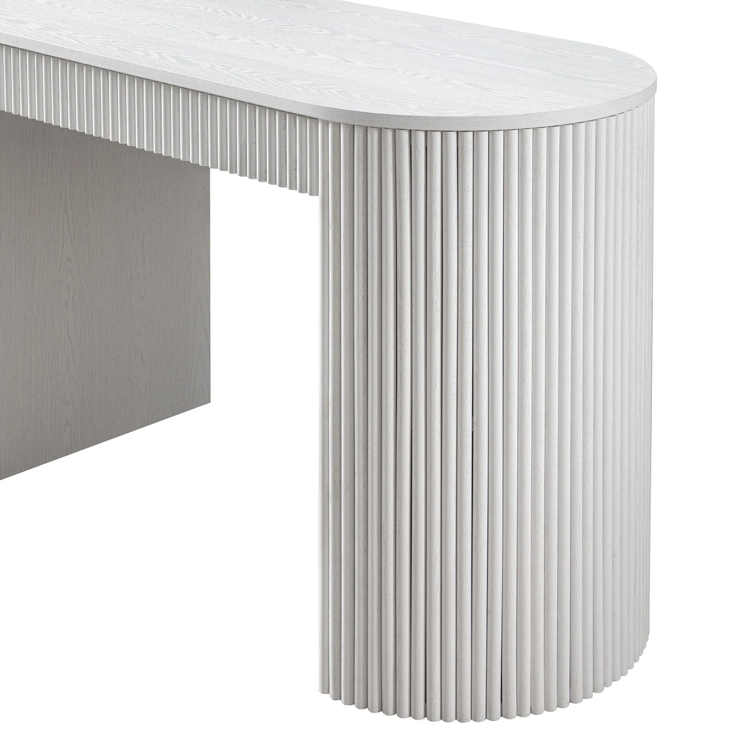 Maru 1-Drawer Writing Desk, Washed White 16 Maru 1-Drawer Writing Desk, Washed White - Image 16