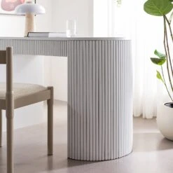 Maru 1-Drawer Writing Desk, Washed White 22 Maru 1-Drawer Writing Desk, Washed White -Daals Store BSD 183 WHITE scene5