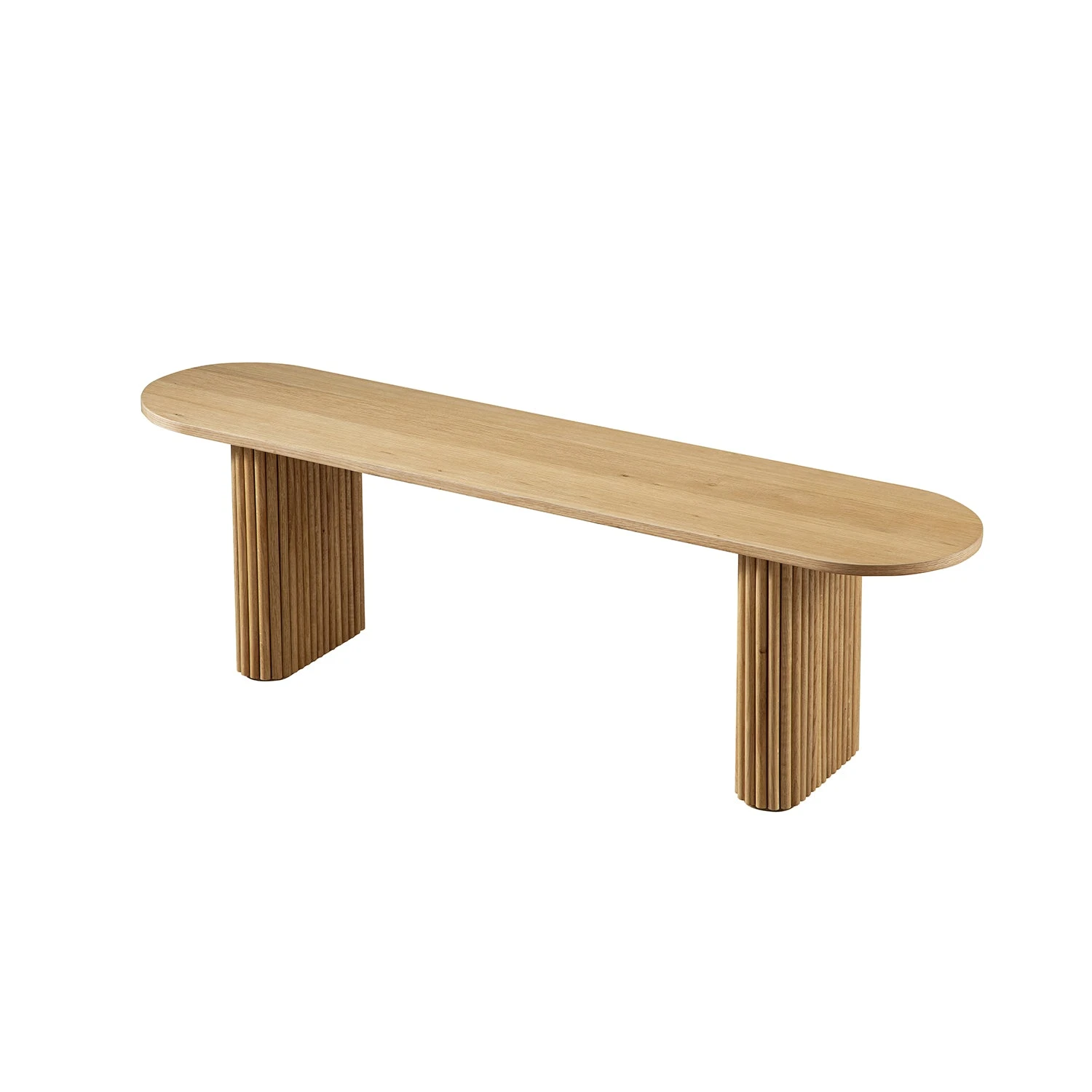 Maru 150cm Dining Bench, Oak 8 Maru 150cm Dining Bench, Oak - Image 8