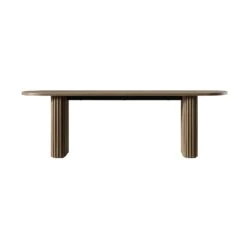 Maru 150cm Dining Bench, Silver Oak