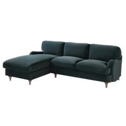 Daphnis Aegean Blue Velvet Sofa, Grande Chaise Sofa Left Hand Facing 18 Daphnis Aegean Blue Velvet Sofa, Grande Chaise Sofa Left Hand Facing -Daals Store CSF 2443 AEGEAN VEL CHAISE WB2