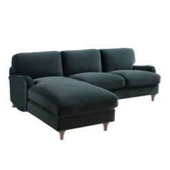 Daphnis Aegean Blue Velvet Sofa, Grande Chaise Sofa Left Hand Facing 20 Daphnis Aegean Blue Velvet Sofa, Grande Chaise Sofa Left Hand Facing -Daals Store CSF 2443 AEGEAN VEL CHAISE WB3