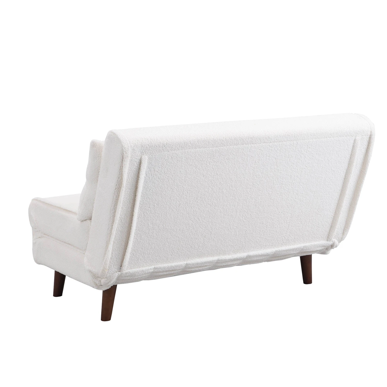 Algo Sofabed With Cushions In Beige Teddy Fabric 2 Seater 13 Algo Sofabed With Cushions In Beige Teddy Fabric 2 Seater - Image 13